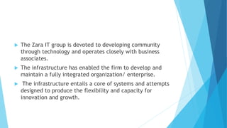 Zara Process Innovation Case study of zara | PPTX