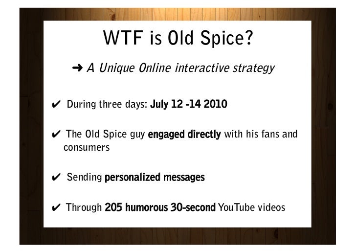 old spice case study analysis old spice case study analysis