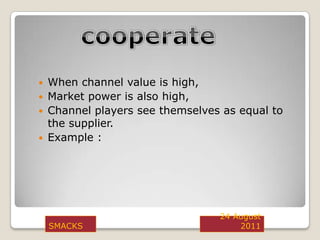 Whenever suppliers made an channel change,they face two types of challenges: