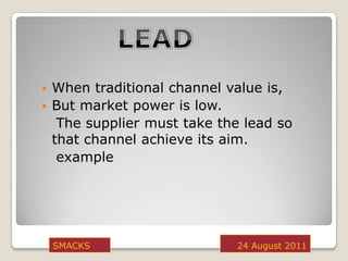 INTRODUCTIONThe present case study is about how to opt an optimal channel strategy matrix.