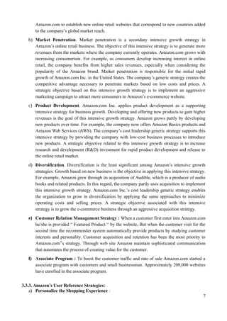 Case study on amazon.com