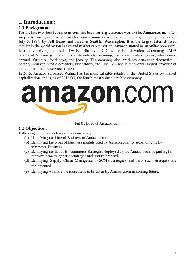 case study on amazon.com