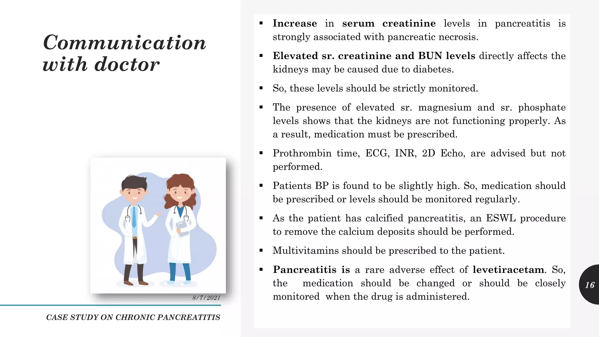 Case study on chronic pancreatitis | PDF