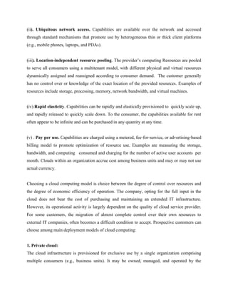 Case study on cloud computing | DOCX