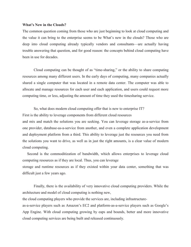 Case study on cloud computing PDF