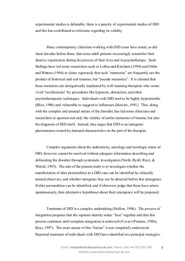 Mls 964 Format Essay