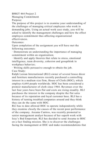 Case Study OneBMGT 464 Portfolio Activity TwoPurposeIn thi.docx