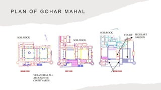 P L A N O F G O H A R M A H A L
 