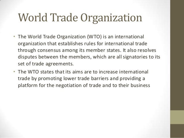 Fundamental principles of wto trading system