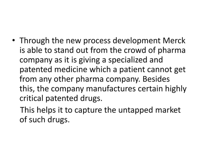 Case Study On Merck Pptx