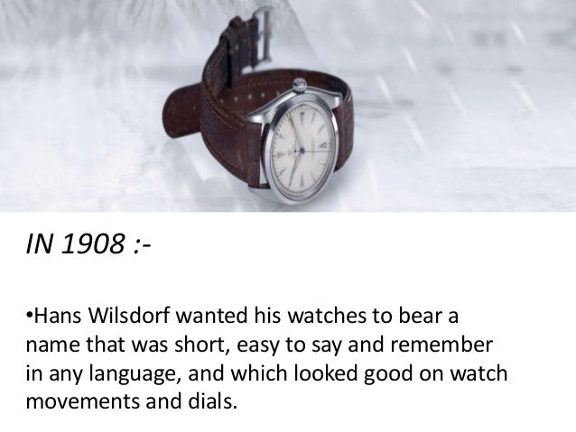 Rolex competitive strategy image