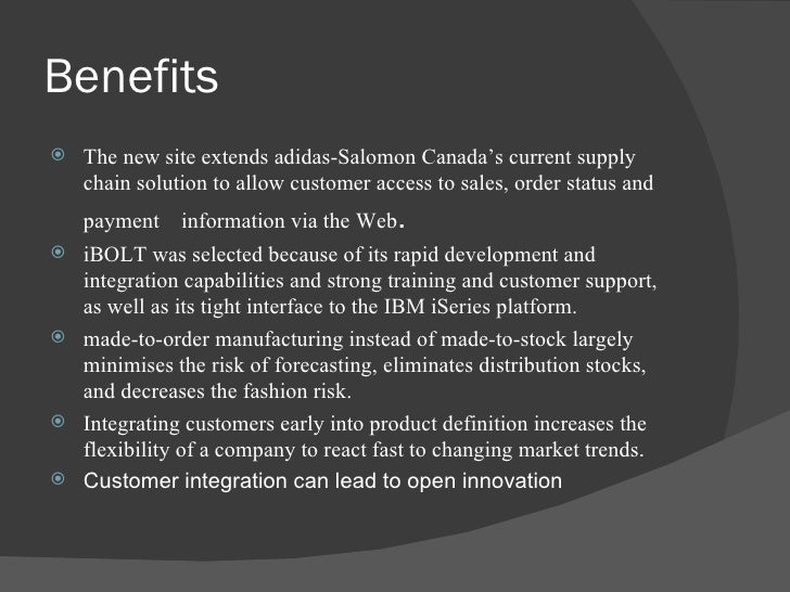 Case Study On Supply Chain Of Adidas