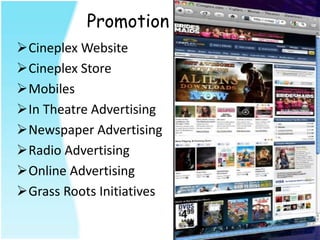 Case study on the Cineplex Entertainment | PPTX