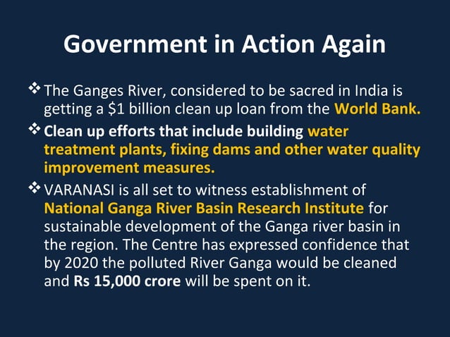 case study on river ganga ppt