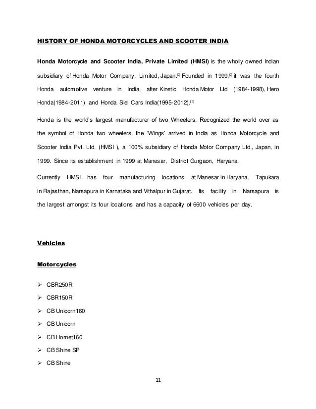 Honda a and b case study analysis picture