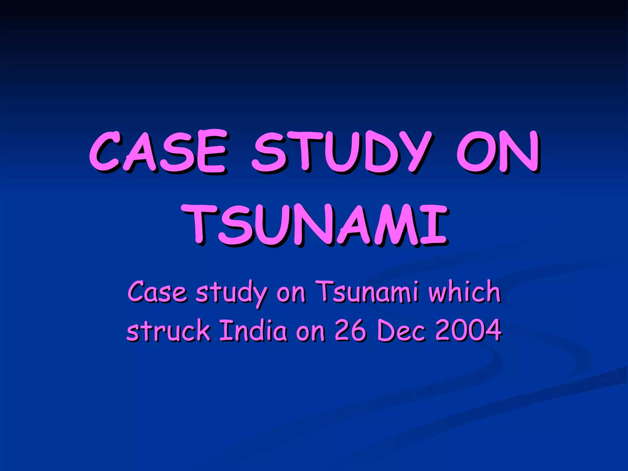 2025 tsunami case study