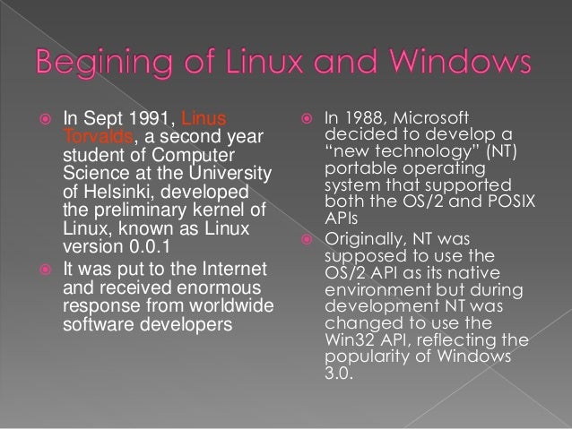 Case Study Operating Systems Case Study Operating Systems