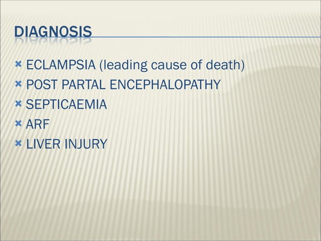 case study of eclampsia