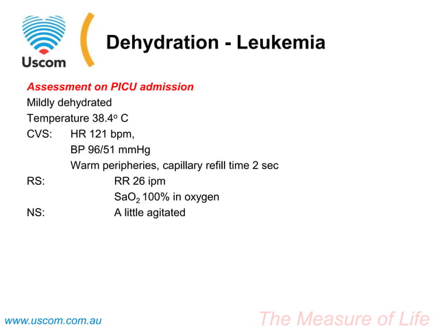 pediatric dehydration case study test