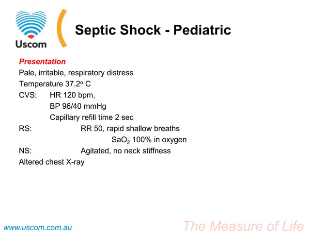 Case Study - Pediatric - Septic Shock | PPTX | Lung and Respiratory ...