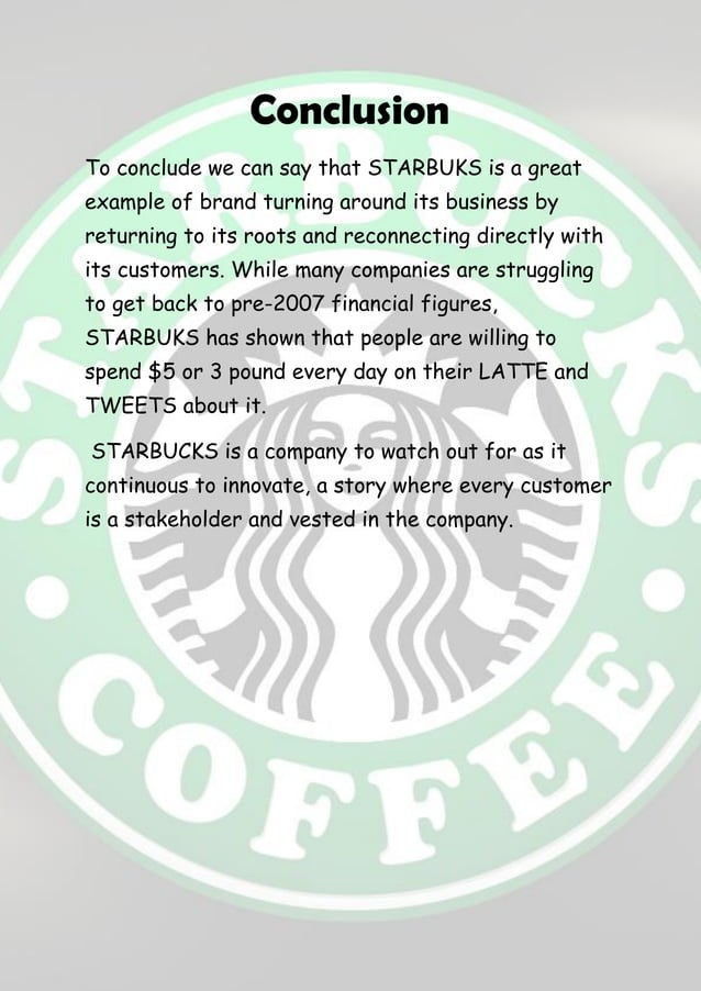 Case study on Starbucks PDF
