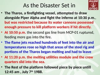 Lessons Learned from Major Oil Rig Explosions: Piper Alpha Case Study ...
