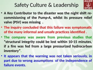 Lessons Learned from Major Oil Rig Explosions: Piper Alpha Case Study ...