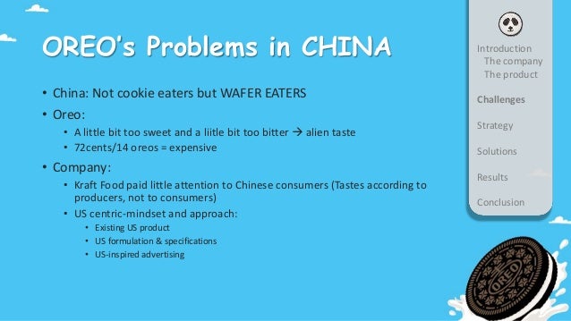 oreo cookies in china case study