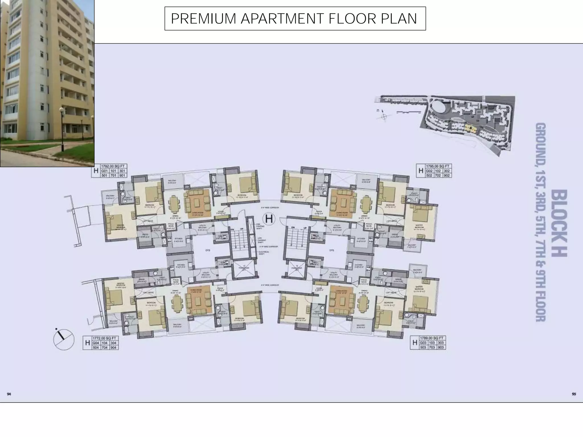 PREMIUM APARTMENT FLOOR PLAN
 
