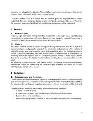 Case study process mining with facility management data | PDF