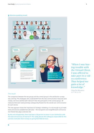 Vicky Rainer Seimens Siemens Case Study: User satisfaction | PDF