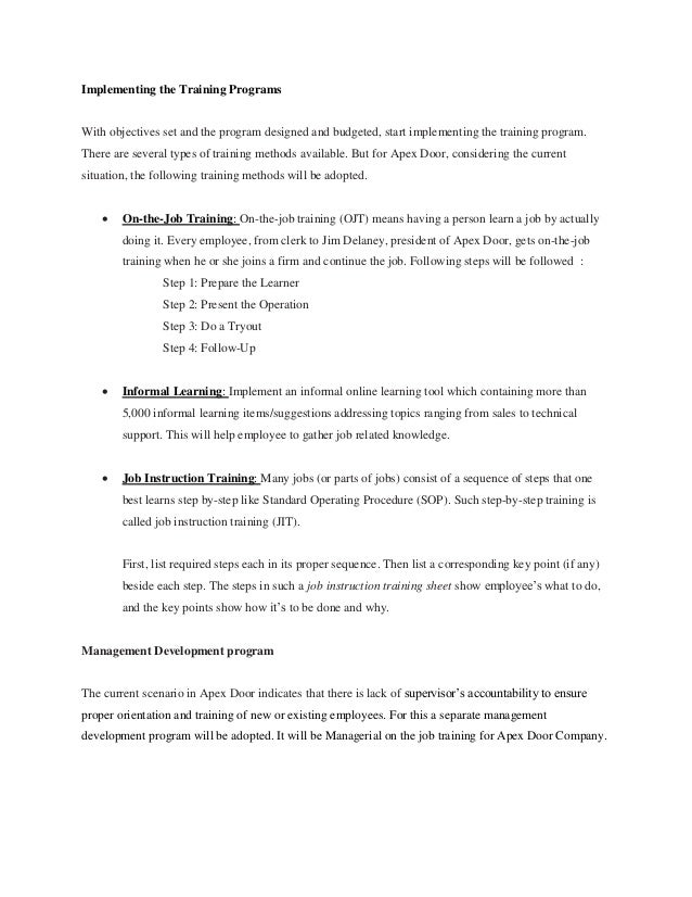 Explain in detail what you would do to improve the training process at apex image