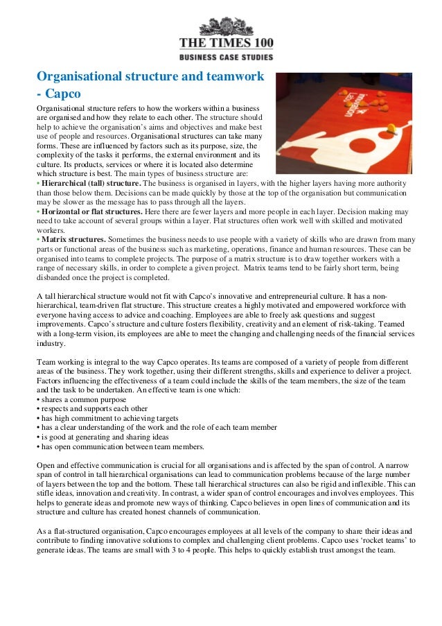 Case study of bad teamwork picture