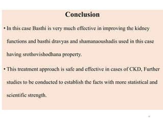 conclusion of chronic kidney disease case study