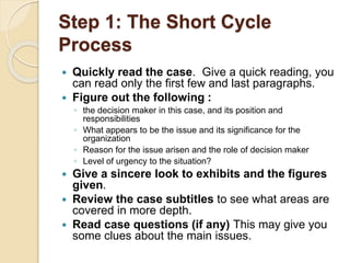 Case study solving technique | PPTX