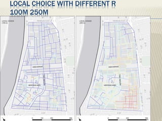 LOCAL CHOICE WITH DIFFERENT R
100M 250M
 