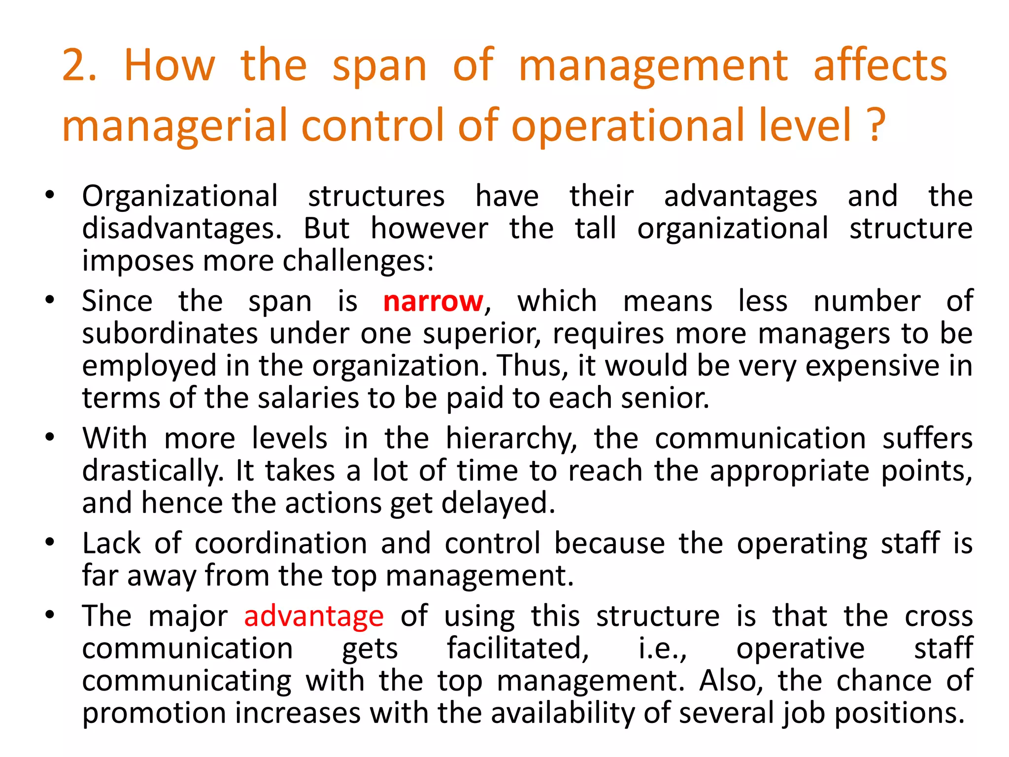 Case study span of management IIPM | PPTX