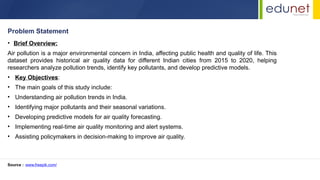 Air quality analysis in India using machine learning.pptx