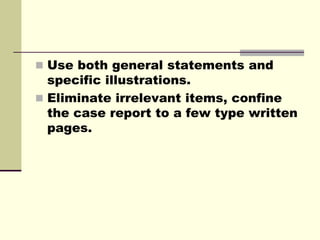 Case study tool for effective counseling | PPTX