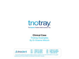 Clinical Case Triotray Examples By Dr Graeme Milicich 