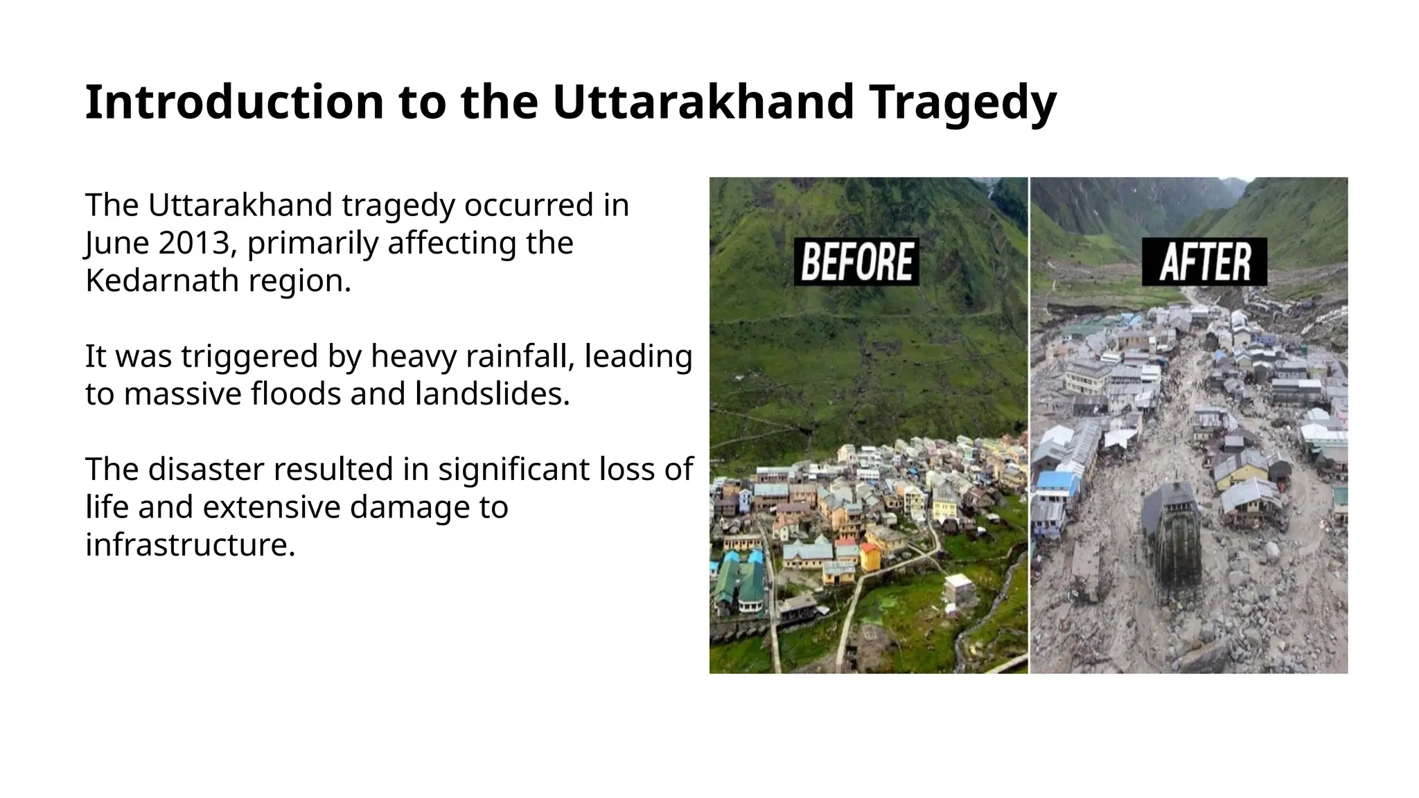 Case Study Uttrakhand Tragedy 2013 1 Pptx