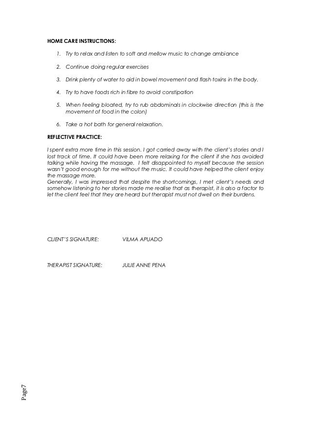 How To Write A Case Study For Massage Therapy Study Poster