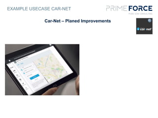 EXAMPLE USECASE CAR-NET
Car-Net – Planed Improvements
 