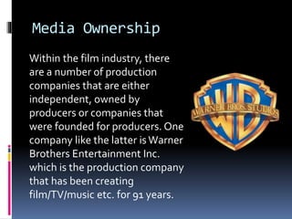 Case Study Warner Brothers | PPTX