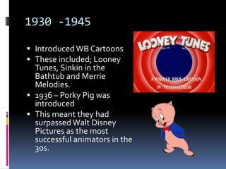 Case Study Warner Brothers | PPTX