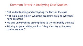 Case study workshop | PDF