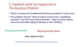 Study Problem For Business Case study workshop | PDF