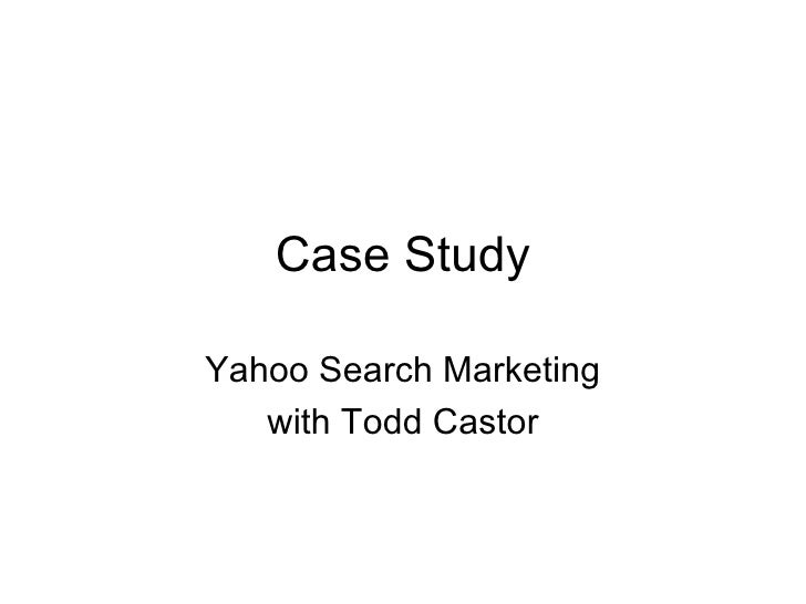 yahoo case study marketing