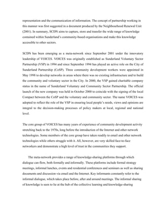 Case Study: Sunderland Community Development Network | PDF