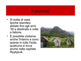 Le Case Di Torba Islandesi PPT